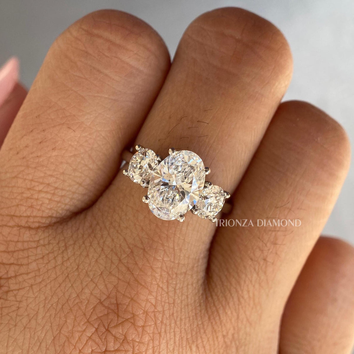IGI certified lab grown diamond ring