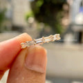 TrionzaDiamond wedding band featuring 0.50 TCW baguette cut diamonds with excellent polish and symmetry