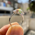 IGI certified lab grown diamond set in a handmade TrionzaDiamond creation for lasting brilliance