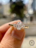 IGI certified lab grown diamond set in a handmade TrionzaDiamond creation
