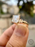 side baguette accent ring