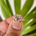 five stone moissanite ring