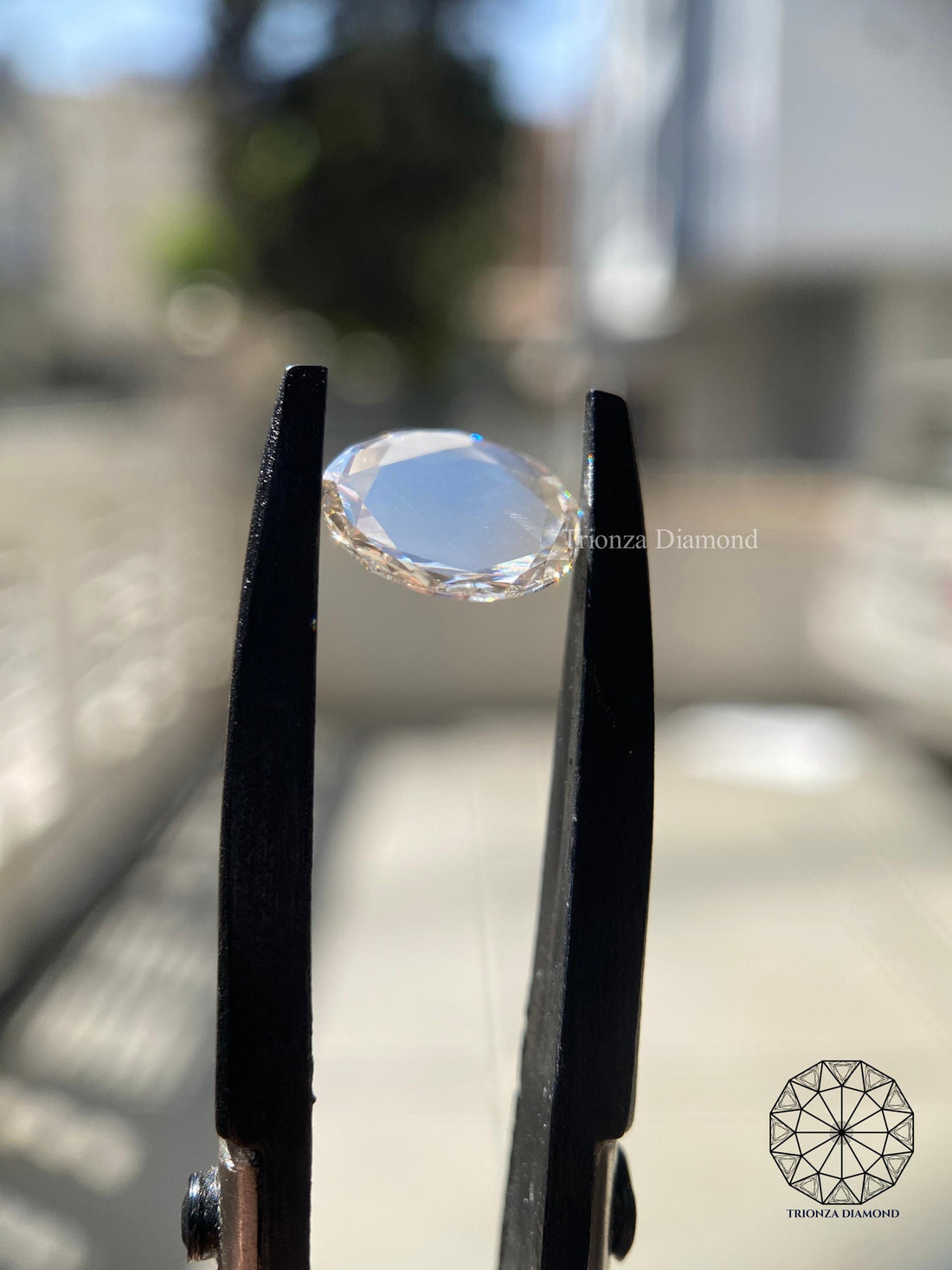 1.49 CT Rose Cut Round Lab Grown Diamond F/VS1 IGI Certified