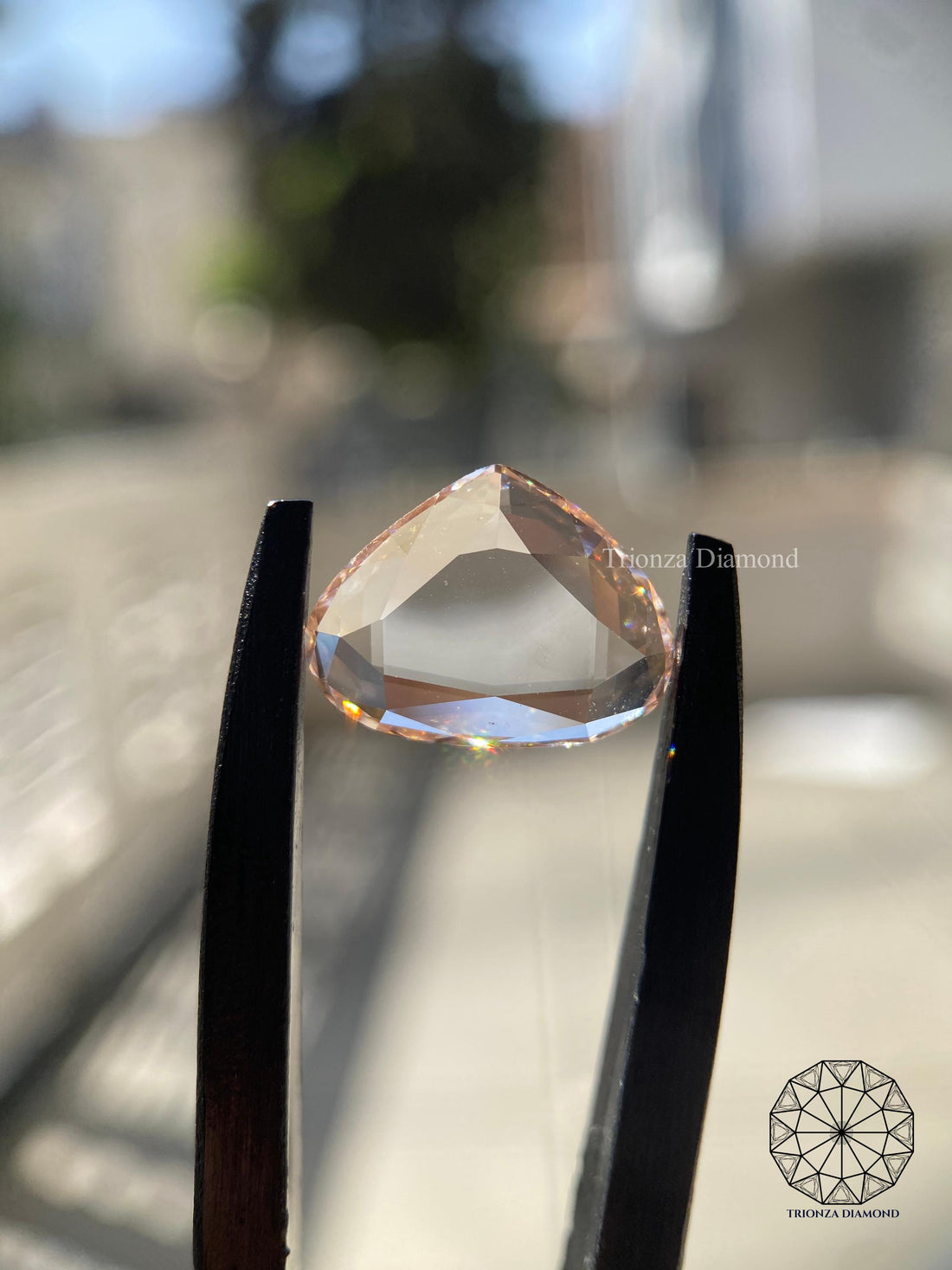 2.46 CT Trillion Champagne Lab Diamond, IGI Certified