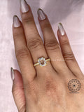 sculpted claw setting ring