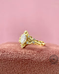 Oval cut lab grown diamond ring offering brilliance with a sustainable choice
