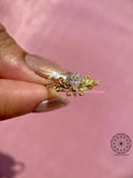 Solid gold vintage ring presented in a jewelry box for gifting occasions