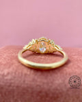 IGI certified lab grown diamond set in a handmade TrionzaDiamond creation
