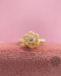 TrionzaDiamond pink diamond ring designed as a personalized gift for her