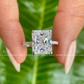 radiant cut diamond ring
