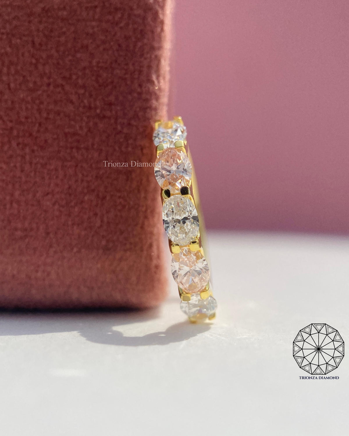 unique stackable diamond band