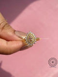 hidden halo engagement ring