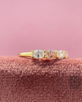pink diamond stackable ring
