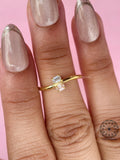 IGI certified lab grown diamonds set in a handmade TrionzaDiamond creation