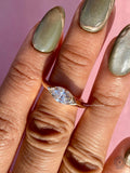 Handmade marquise diamond ring crafted with expert cutting and polishing techniques