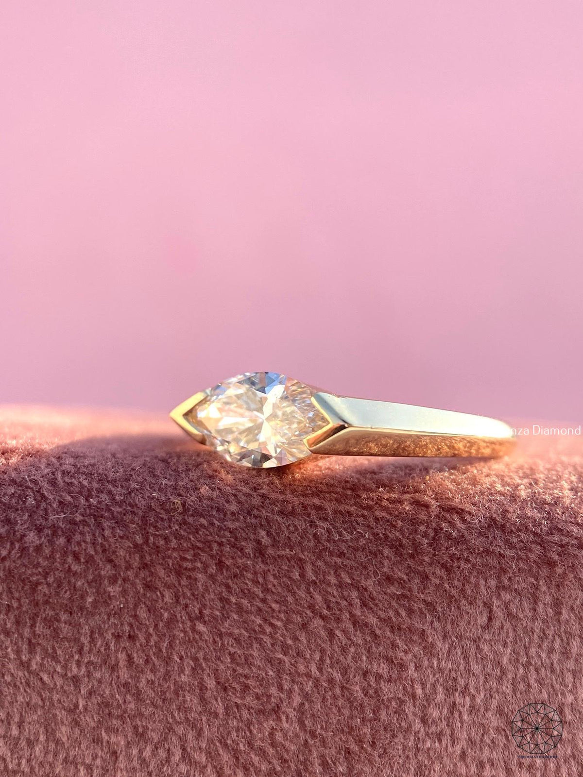 east to west marquise ring