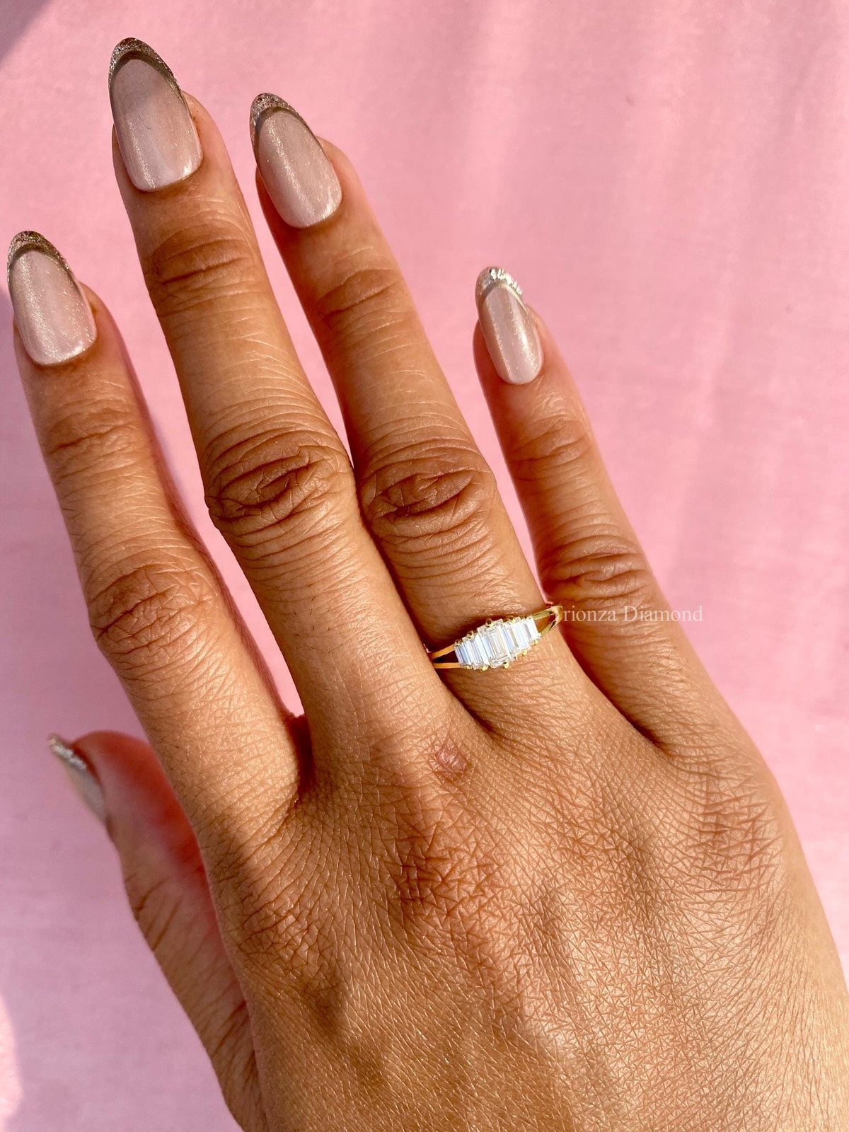 five stone baguette ring