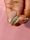 yellow gold bridal ring