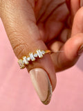 VVS lab grown diamond band