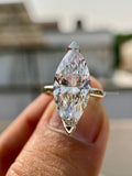 TrionzaDiamond marquise diamond ring crafted for engagement and anniversary occasions