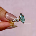 TrionzaDiamond engagement ring crafted with conflict free lab grown diamond for lasting brilliance