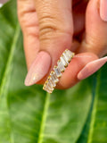 TrionzaDiamond wedding band crafted with lab grown diamonds for a sustainable choice
