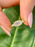 baguette diamond engagement ring