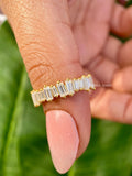 baguette diamond eternity band