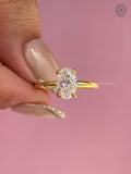 TrionzaDiamond engagement ring crafted with exceptional attention to detail