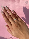 TrionzaDiamond yellow gold solitaire ring designed as a gift for her