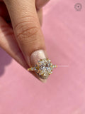TrionzaDiamond engagement ring crafted with IGI certified lab grown diamonds