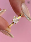 semi halo cluster ring