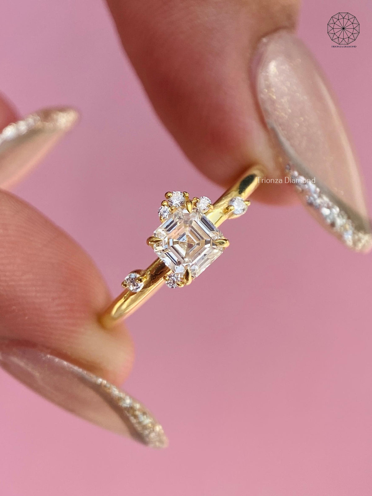 semi halo cluster ring
