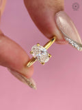 IGI certified lab grown diamond set in a handmade TrionzaDiamond creation