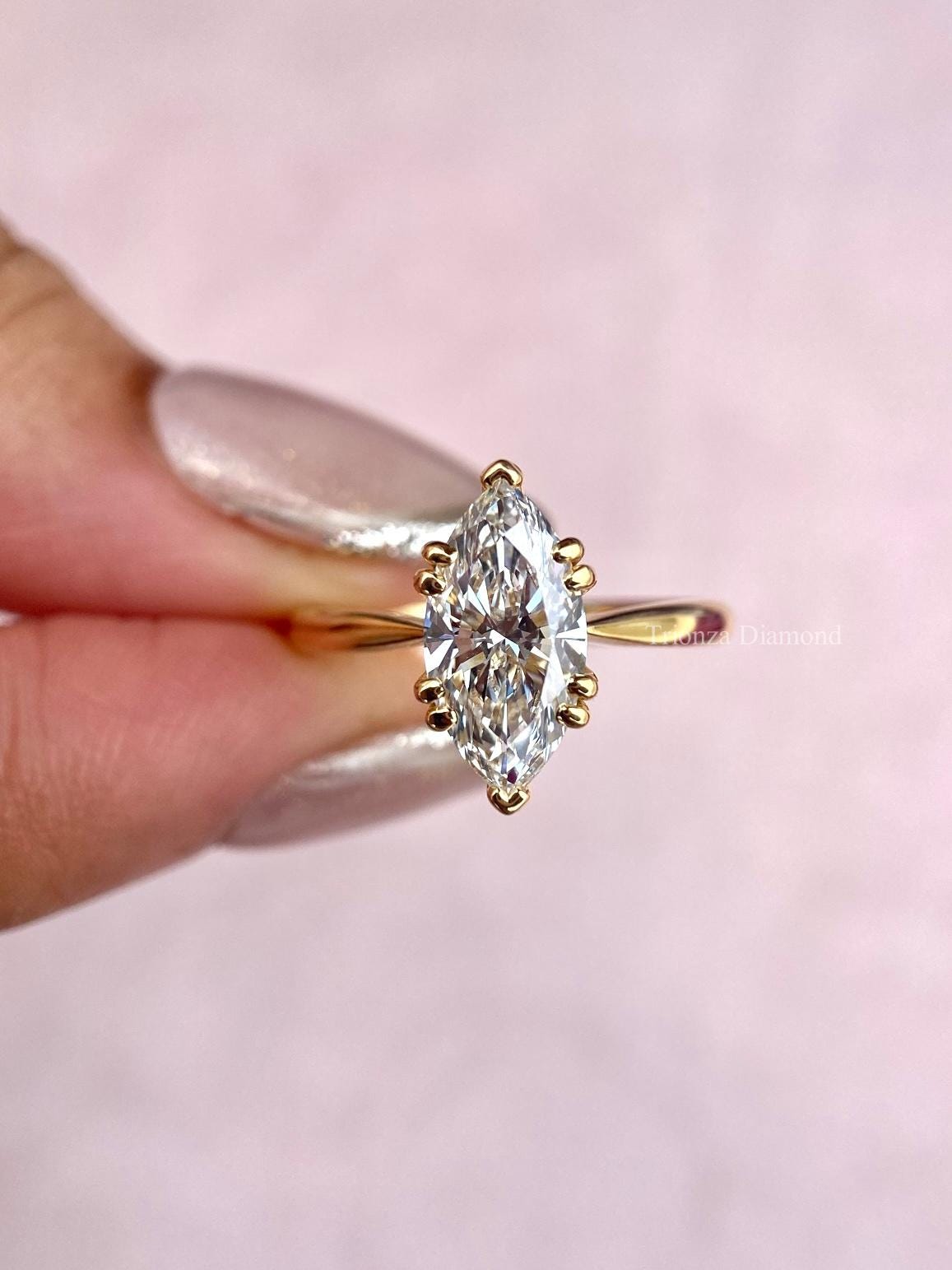 lab grown diamond ring