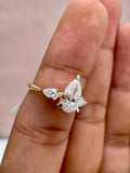IGI certified lab grown diamond set in a handmade TrionzaDiamond creation