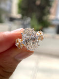 IGI certified lab grown diamond set in a handmade TrionzaDiamond creation