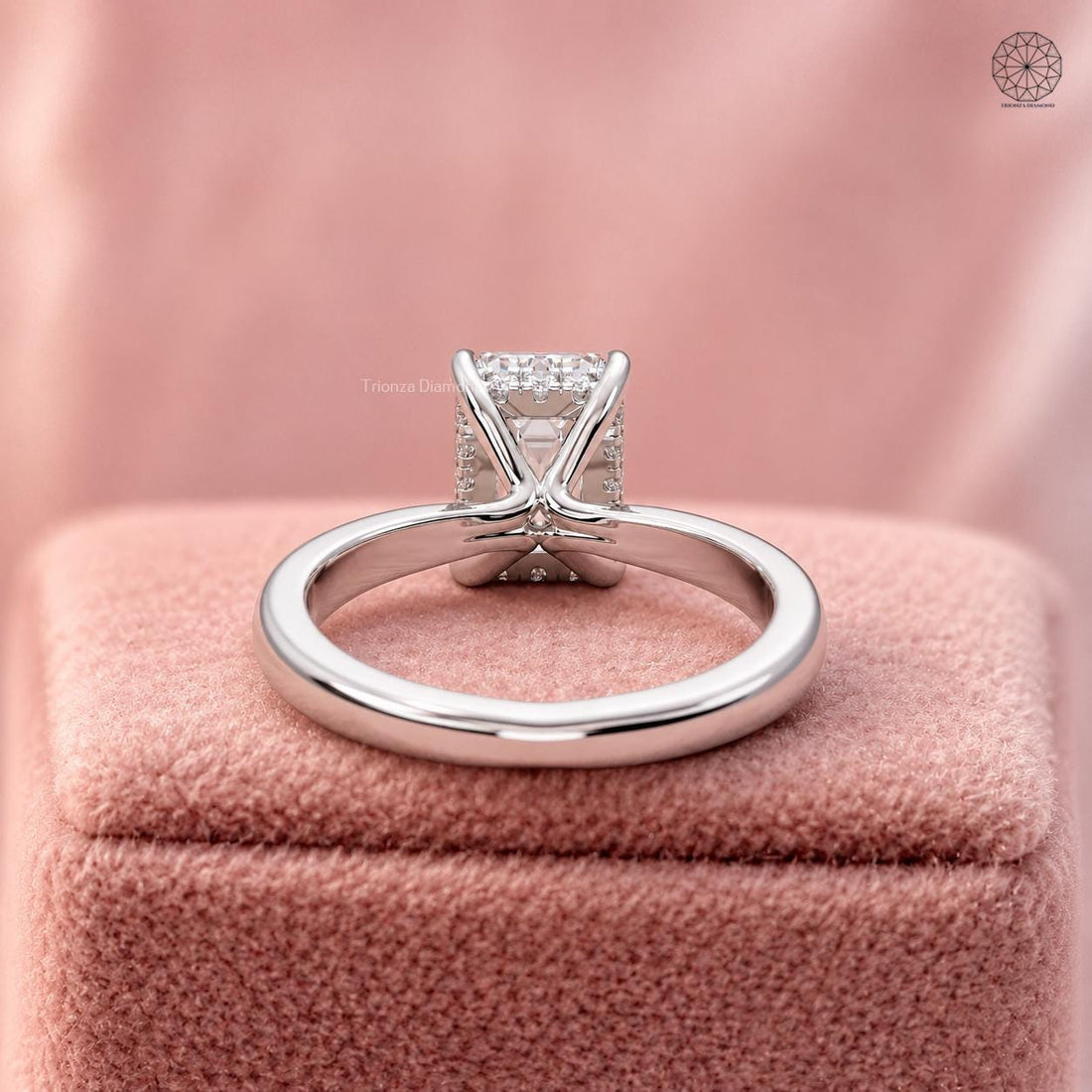 emerald cut diamond ring