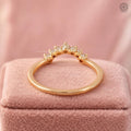 stacking wedding band gold