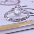 IGI certified lab grown diamond engagement ring