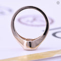 TrionzaDiamond three stone bridal ring handcrafted in 14K yellow gold for lasting brilliance